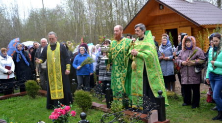 На кладбище в деревне Новоселки освящена часовня в честь святого благоверного князя Вячеслава Чешского